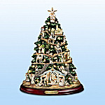 Collectible Irish Nativity Scene Tabletop Tree